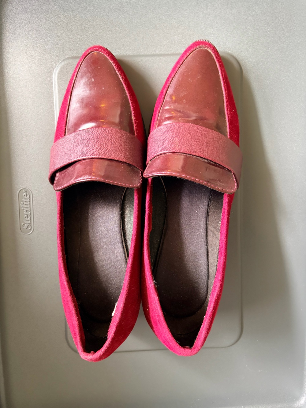 Old Navy Berry Pink Loafers - Slip-On Flats